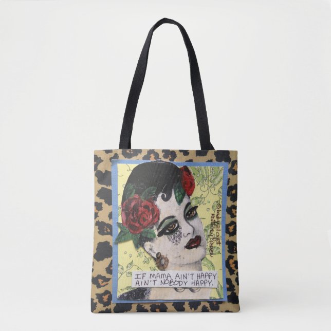 TOTOPÅSEN, OM MAMMAN INTE ÄR LYCKLIG, ÄR INTE TYGKASSE (Framsida)