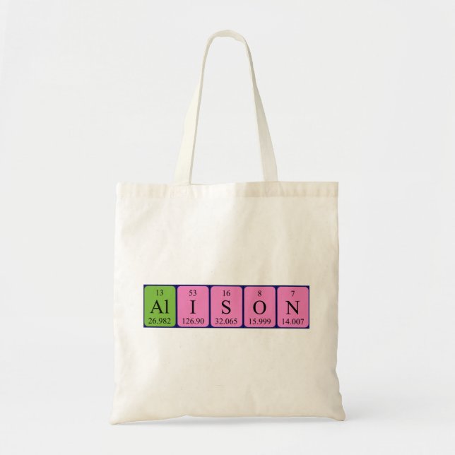 Totot för Alison hänger lös den periodiska Tygkasse (Framsidan)