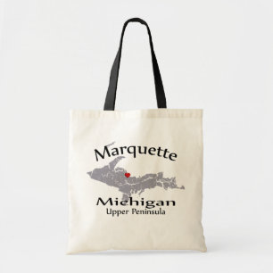 Totot för design för Marquette Michigan Tygkasse