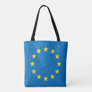 Totot för EGflagga (Europeiska union) hänger lös Tygkasse