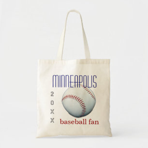 Totot för Minneapolis baseballfläkt hänger lös Tygkasse
