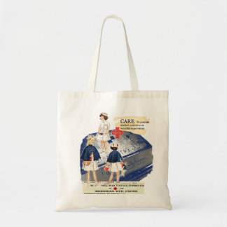 Totot för vintageamerikanRöda kor hänger lös Tygkasse