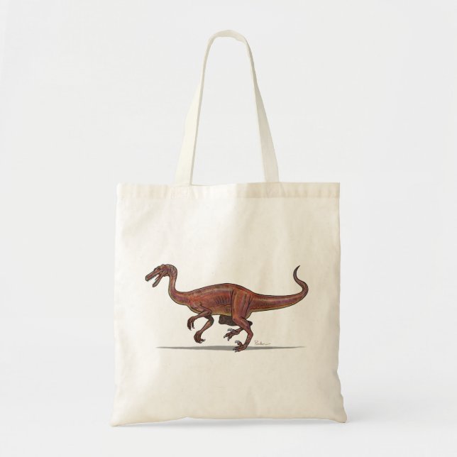 Totot hänger lös den Troodon dinosauren Tygkasse (Framsidan)