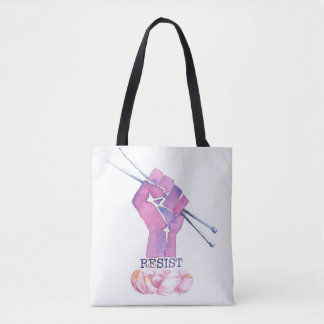 Totot hänger lös för politiskt aktivknitteren tygkasse