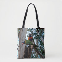 Totot hänger lös - regnbågen Lorikeets