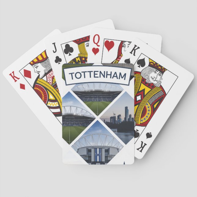 tottenham pocker-kort casinokort (Baksidan)