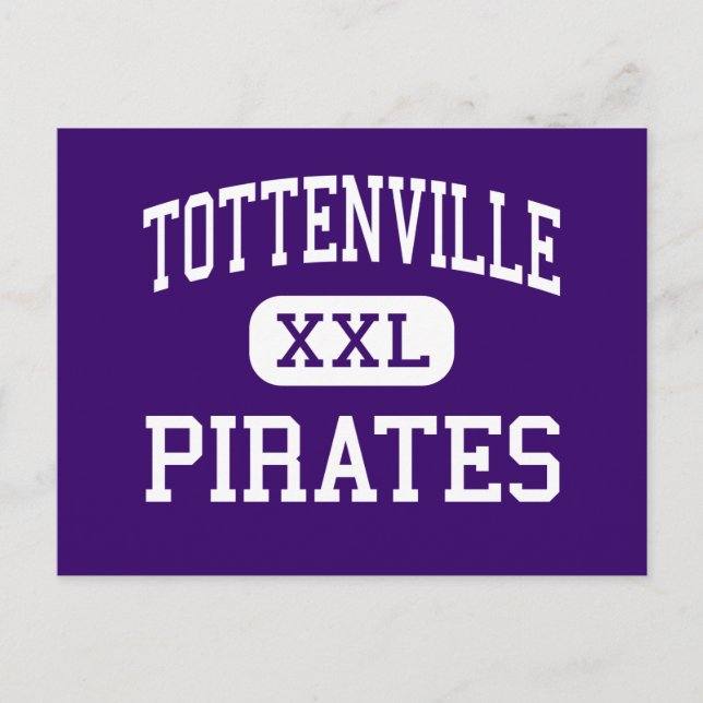 Tottenville - Pirater - High - Staten Island Vykort (Framsida)