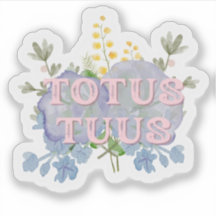 Totus Tuus Katolsk Mariaklistermärke