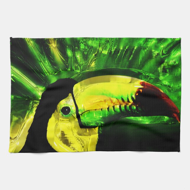 Toucan 1 Kitchen Towel Kökshandduk (Horisontell)