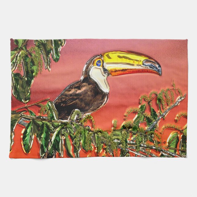 Toucan 2 Kitchen Towel Kökshandduk (Horisontell)