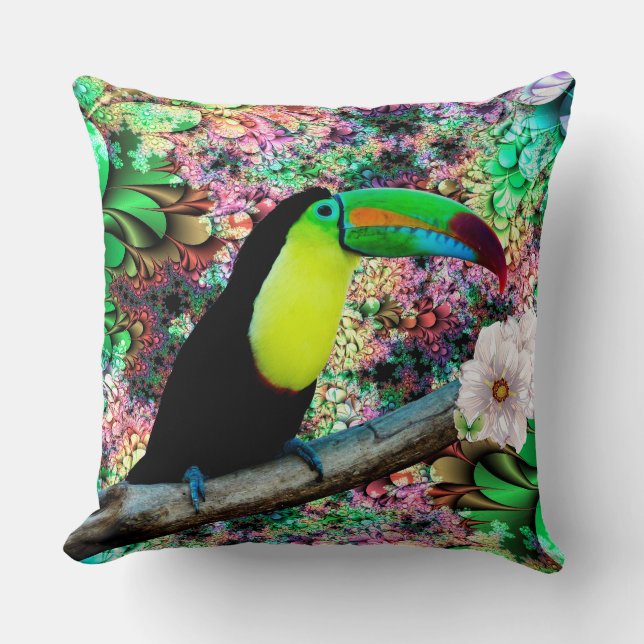 Toucan 4 kudder kudde (Framsida)