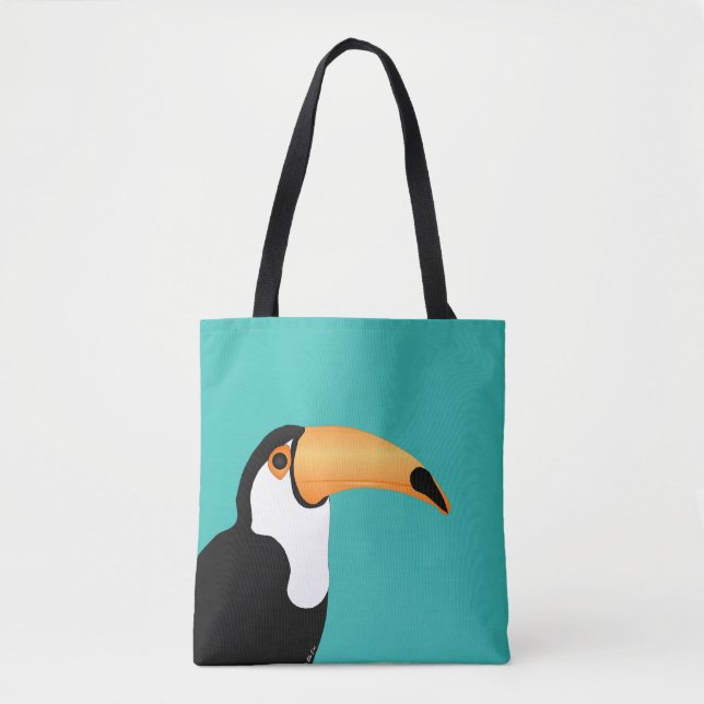 Toucan Allover Tote Tygkasse (Framsida)