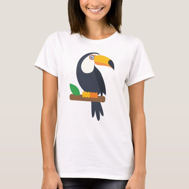 Toucan Bird - Cute Toucan T Shirt (Framsida)