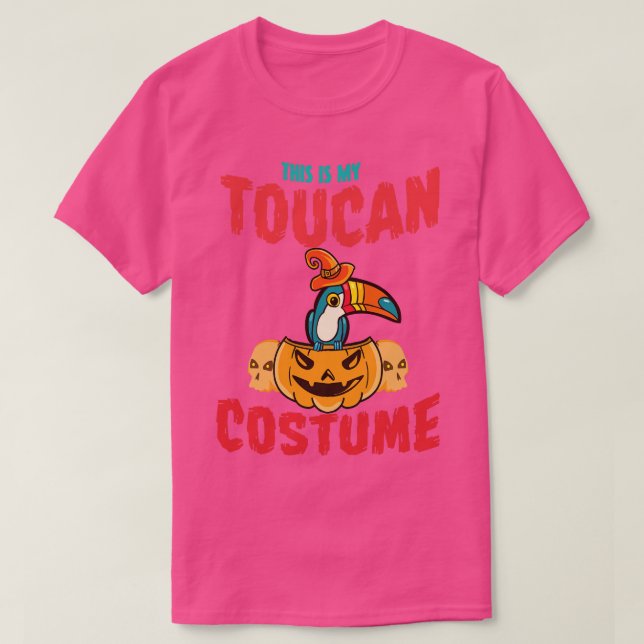 TOUCAN BIRD HALLOWEEN COSTUME T SHIRT (Design framsida)