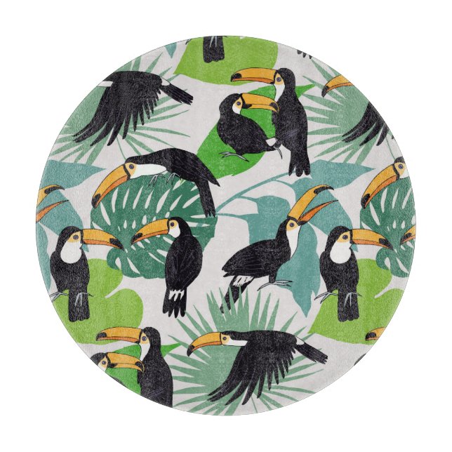 Toucan Bird: Handflatan Löv Mönster (Framsidan)