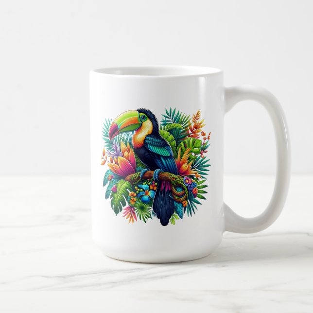 Toucan Bird Kaffemugg (Höger)
