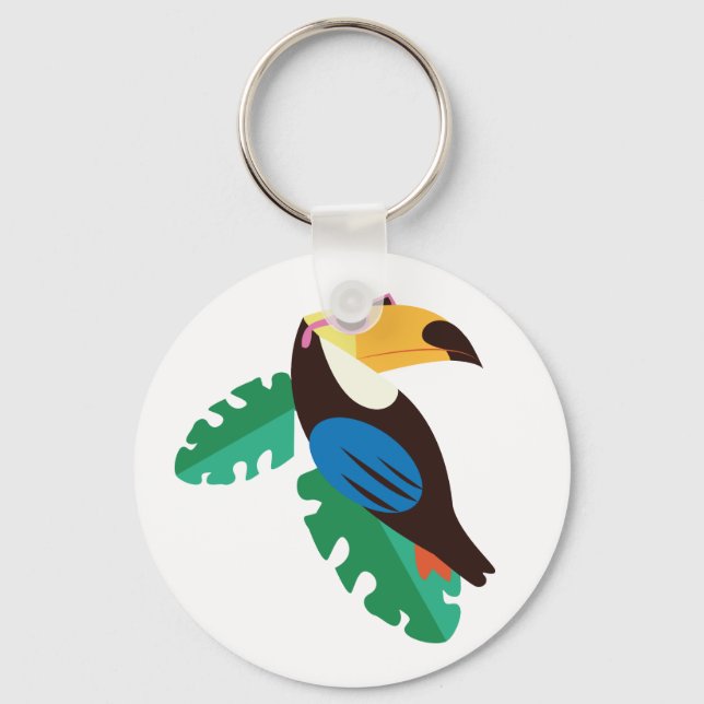 Toucan Bird Nyckelring (Framsida)