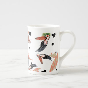 Toucan Birds Summer Tropical Greenery Art Benporslin Mugg