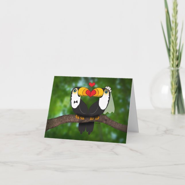 Toucan bli gift! Notecard Bröllop Kort (Framsida)