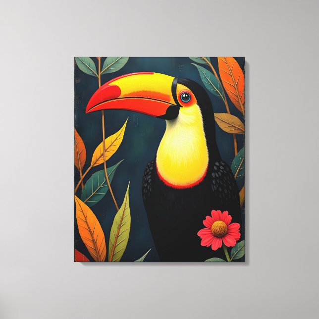 Toucan Canvastryck (Framsida)