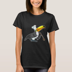Toucan Chef Cooking-sked T Shirt