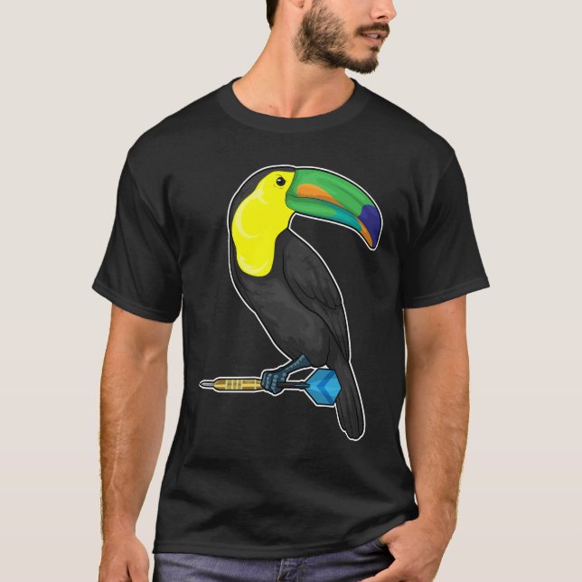 Toucan Darts Dart T Shirt (Framsida)