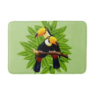 Toucan Duo Grönt Badrumsmatta