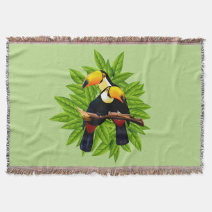 Toucan Duo Grönt Filt