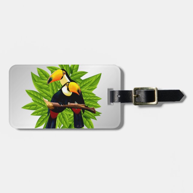 Toucan Duo Silver Bagagebricka (Horisontell Framsida)