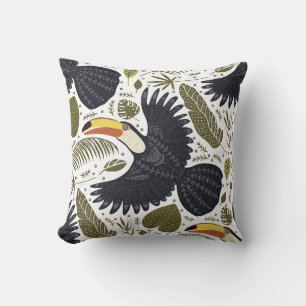 Toucan Family Dekorativ kudde