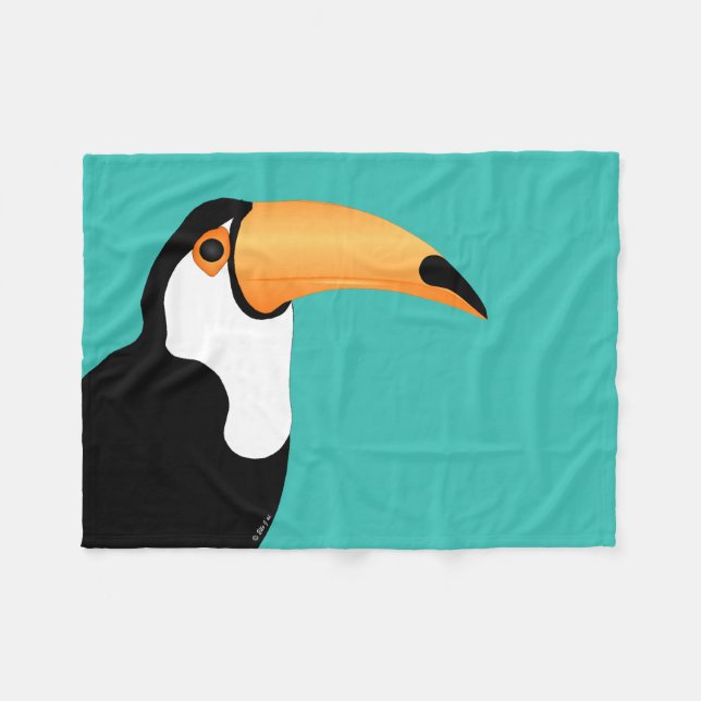 Toucan Fleece Blanket (Framsidan (Horisontell))