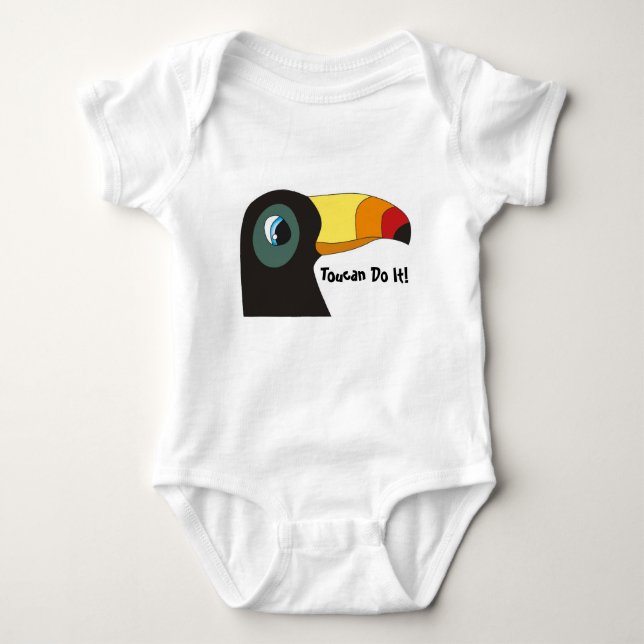 Toucan gör det! BabyBodysuit T-shirt (Framsida)