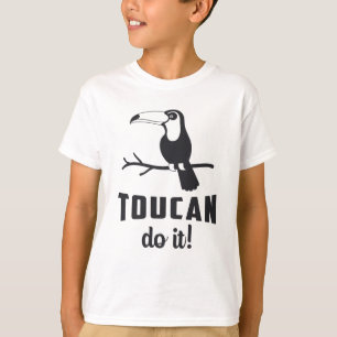 Toucan gör det Bird Watcher som tittar på bekväma T Shirt