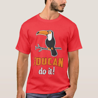 Toucan gör det Bird Watcher tittar på Retrooucans- T Shirt