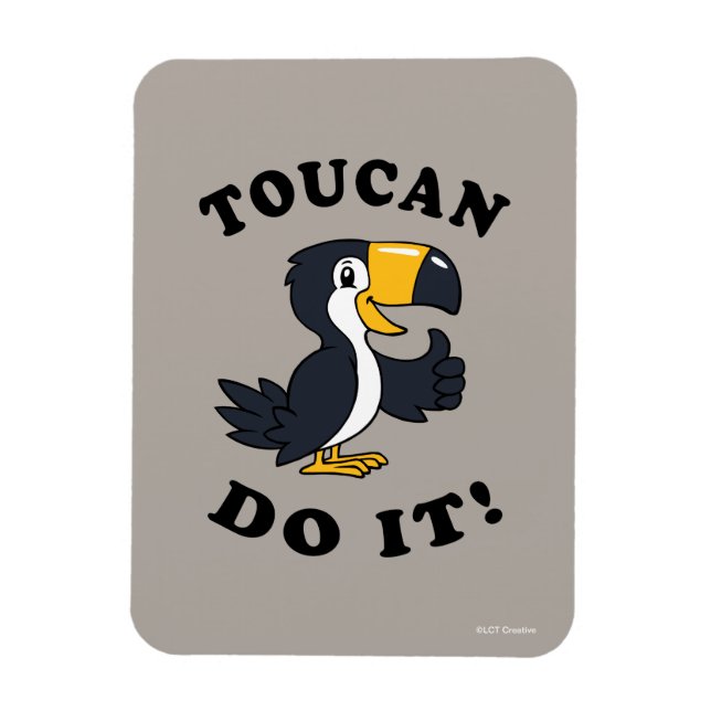 Toucan gör det magnet (Vertikal)