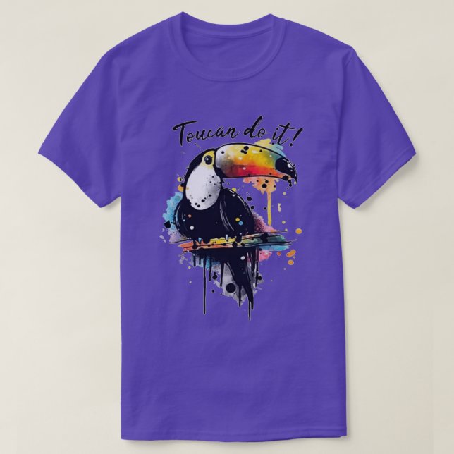 Toucan gör det t shirt (Design framsida)