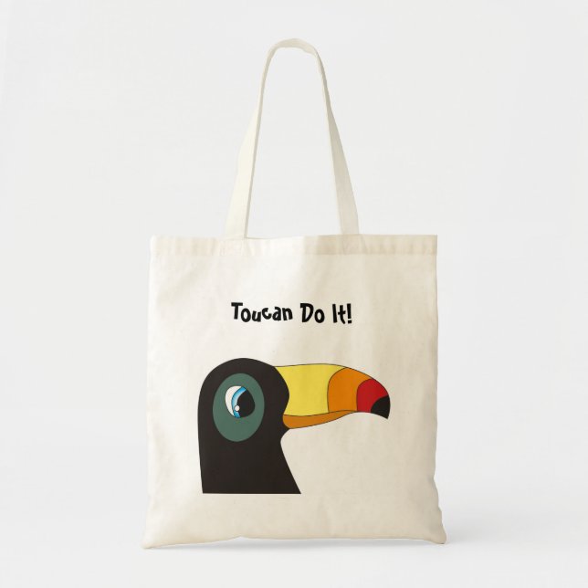 Toucan gör det! Totebag Tygkasse (Framsidan)