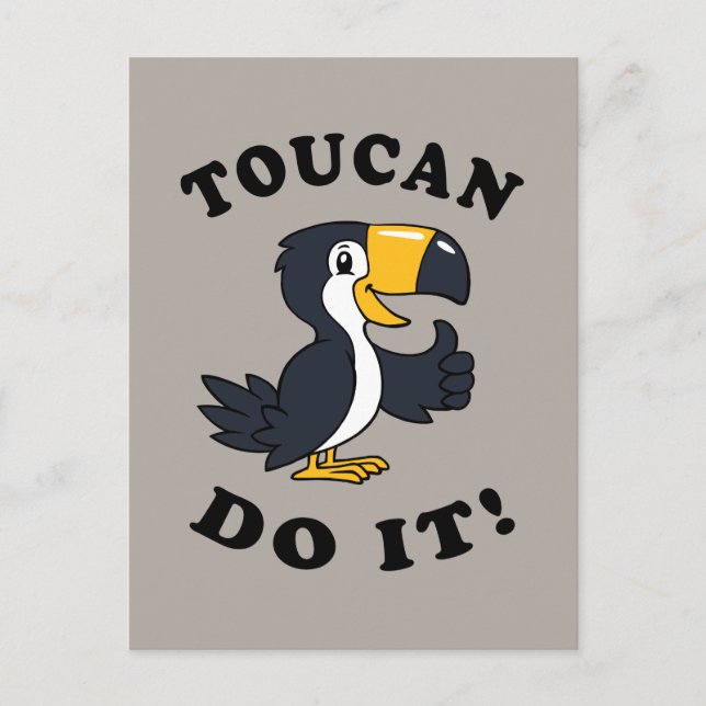 Toucan gör det vykort (Framsida)