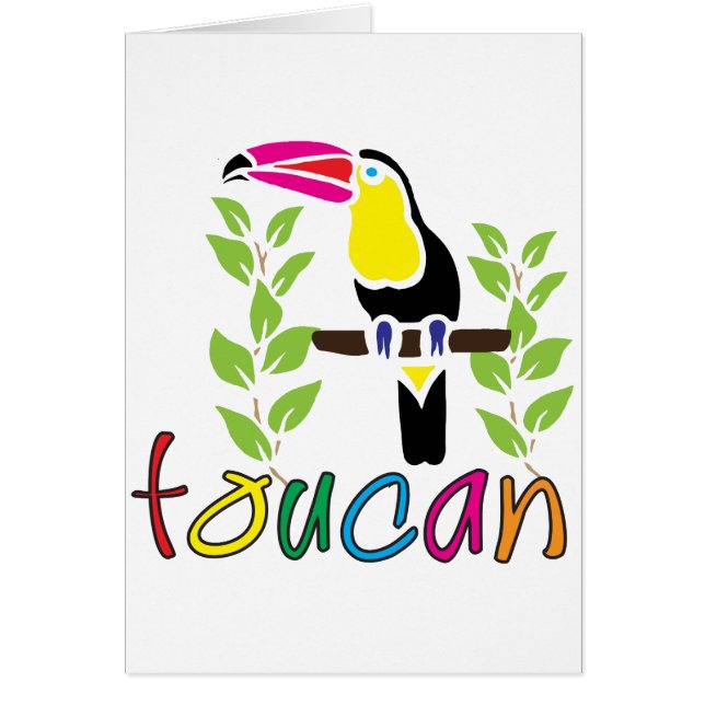 Toucan Hälsningskort (Framsidan)