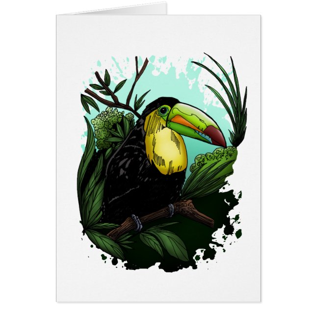 Toucan Hälsningskort (Framsidan)