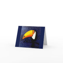 Toucan-hälsningskort