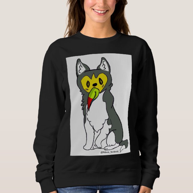 Toucan Husky T Shirt (Framsida)