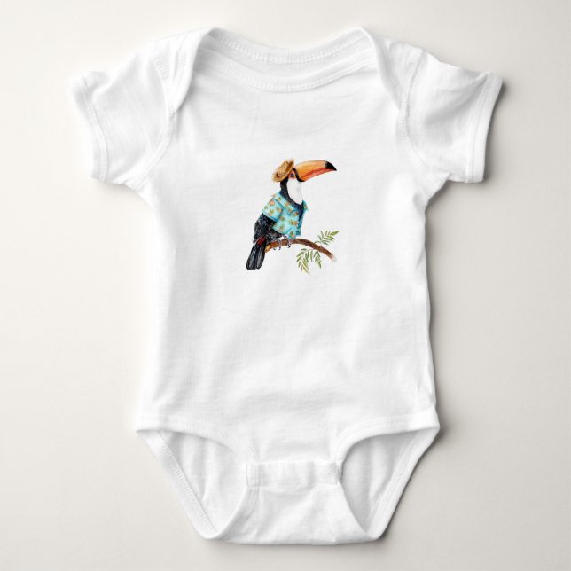 Toucan i Hawaiian shirt T (Framsida)