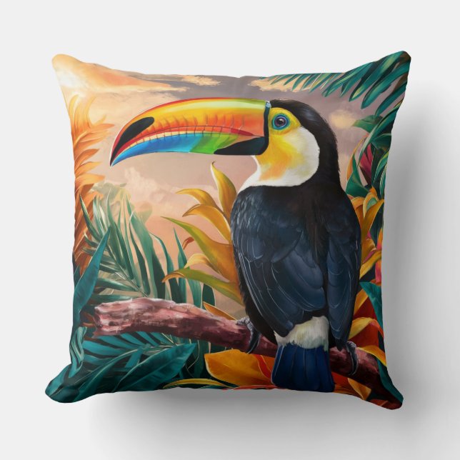 Toucan i Jungle Kudde (Framsida)