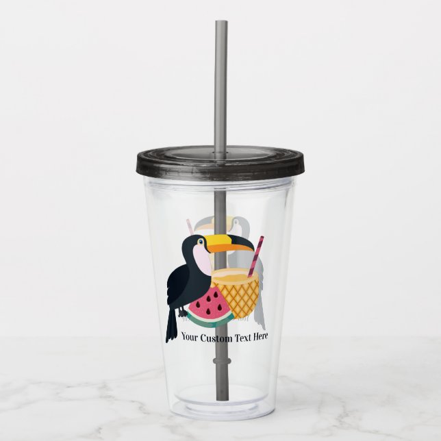 Toucan Illustration tumblers Take Away Mugg (Framsida)