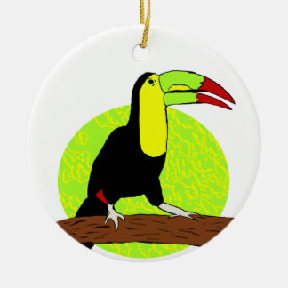 Toucan Julgransprydnad Keramik
