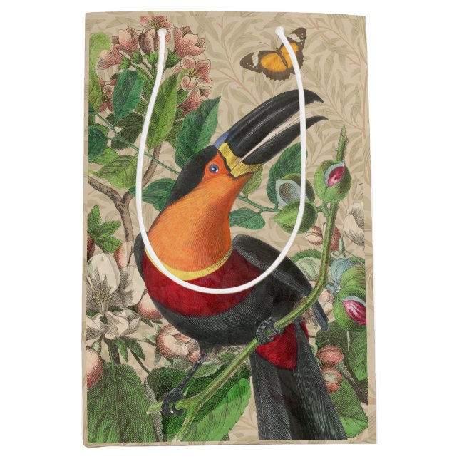 Toucan Jungle Tropical Bird BeSnyque Antique (Framsidan)