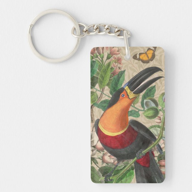 Toucan Jungle Tropical Bird BeSnyque Antique (Framsidan)