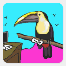Toucan Kan Spela Det Spelet Klistermärke