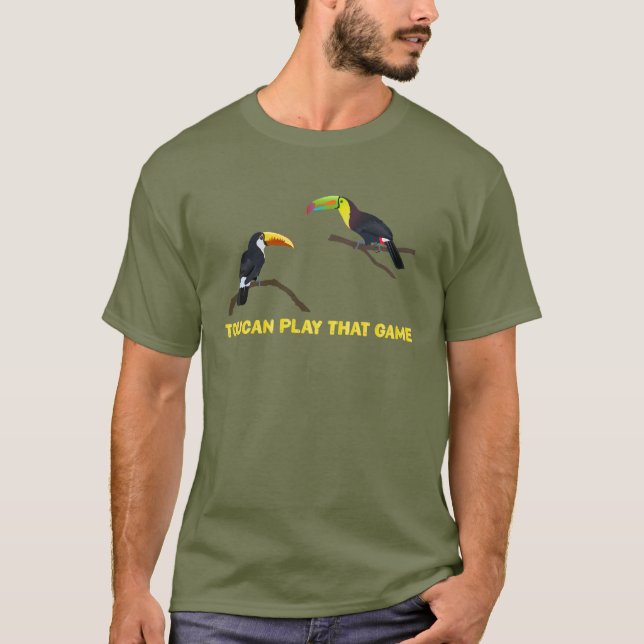 Toucan kan spela det spelet t shirt (Framsida)